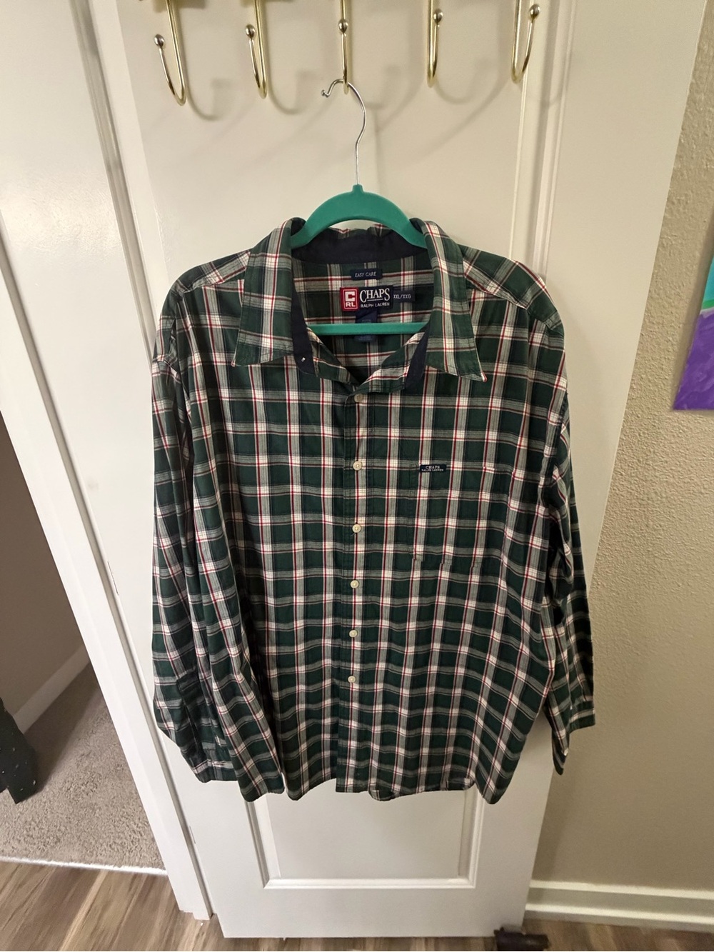 Ralph Lauren Green Plaid Button-Down Shirt